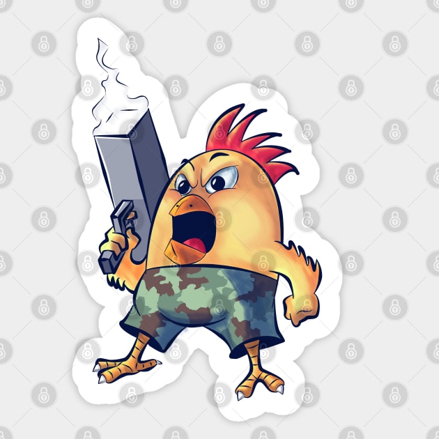 SAY HELLO TO MY LITTLE FRIEND Sticker by droidmonkey